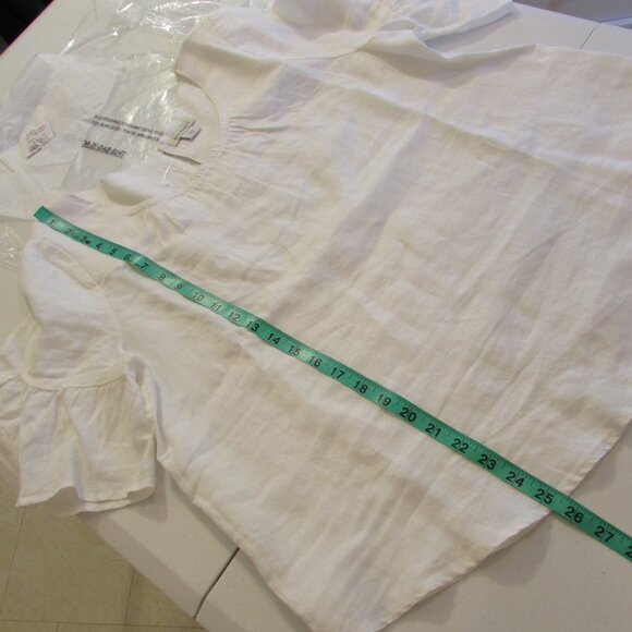 Sundance White 100% Linen 'Loa' Top Large NWT - Picture 15 of 16